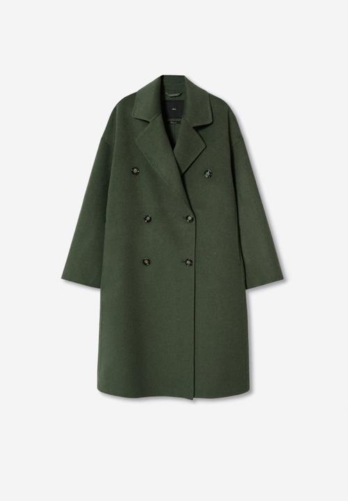 MANGO - Coat picarol - beige/khaki