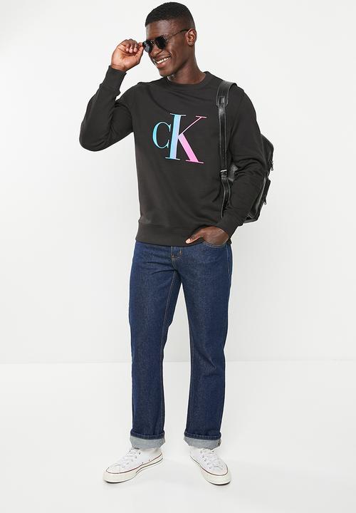 Calvin Klein - Filled ck crew neck - ck black