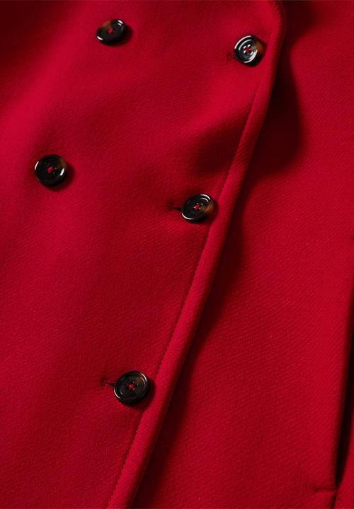 MANGO - Coat sirenita - red