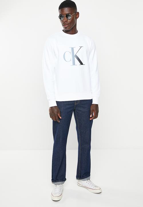Calvin Klein - Filled ck crew neck - bright white