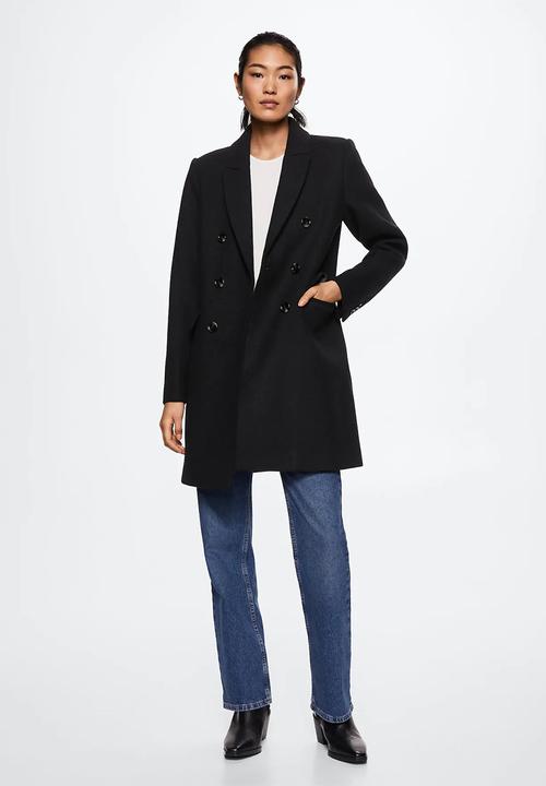 MANGO - Coat dali - black