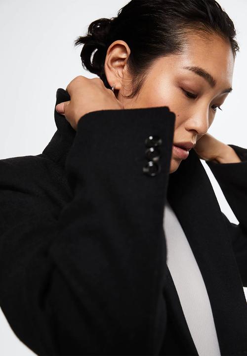 MANGO - Coat dali - black