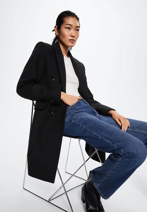 MANGO - Coat dali - black
