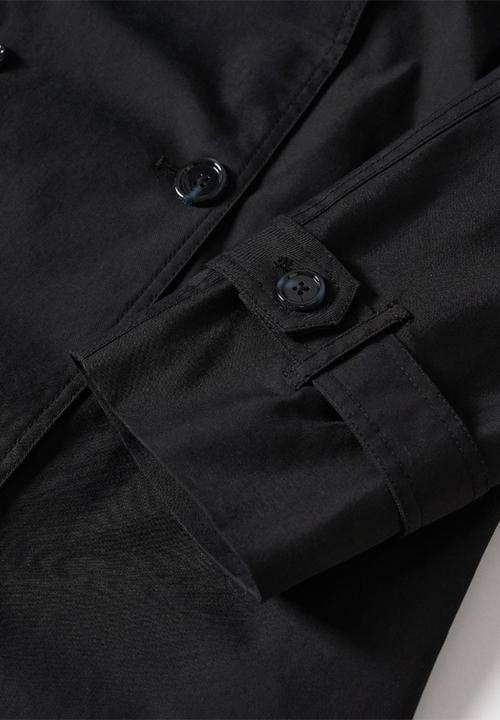 MANGO - Trench coat mustang - black