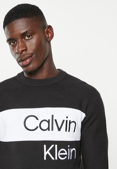 Calvin Klein - Institutional blocking sweater - ck black