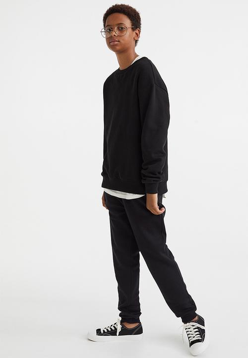 H&M - 2 Pack joggers - black