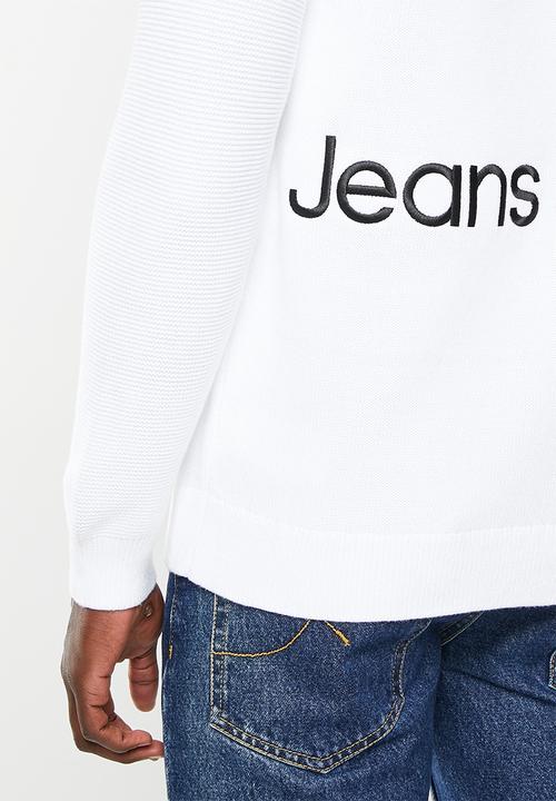 Calvin Klein - Institutional blocking sweater - bright white