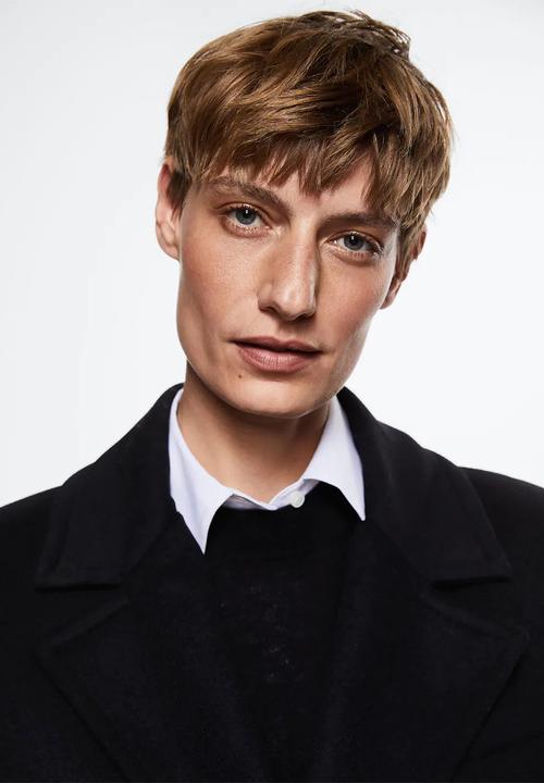 MANGO - Coat nirvana - black