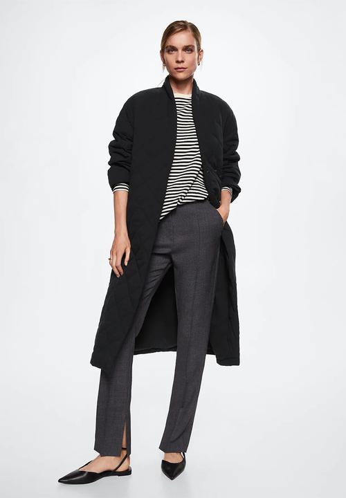 MANGO - Anorak verdure - black