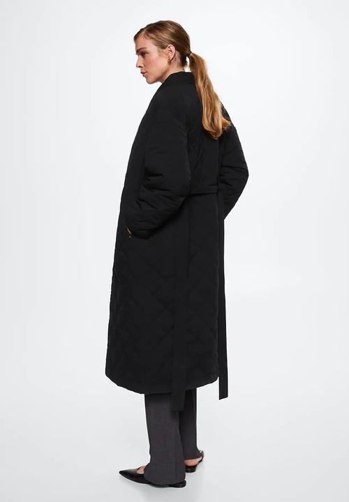 MANGO - Anorak verdure - black