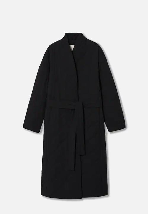 MANGO - Anorak verdure - black