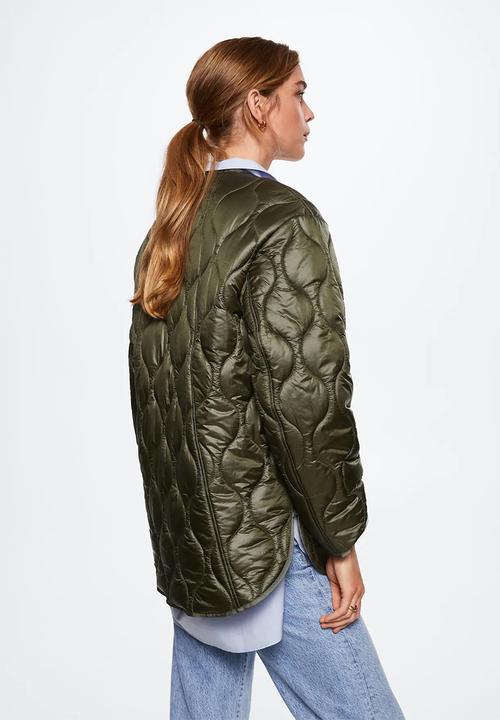 MANGO - Anorak melon - beige/khaki