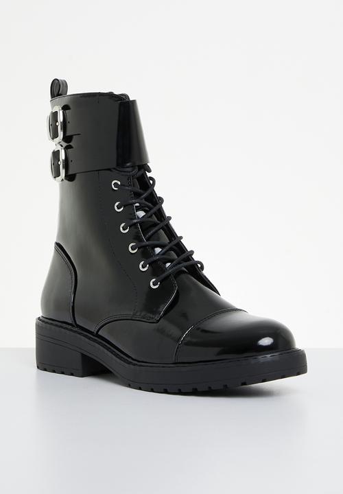 dailyfriday - Val lace up boot - black