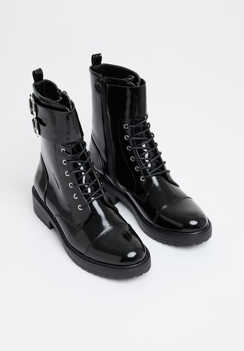 dailyfriday - Val lace up boot - black