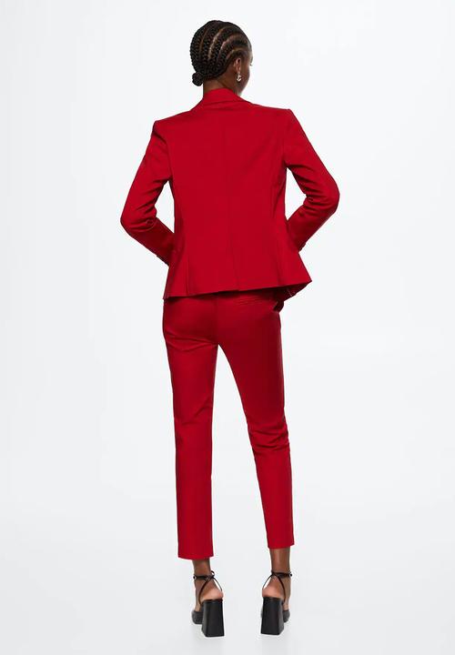 MANGO - Blazer cofi - red