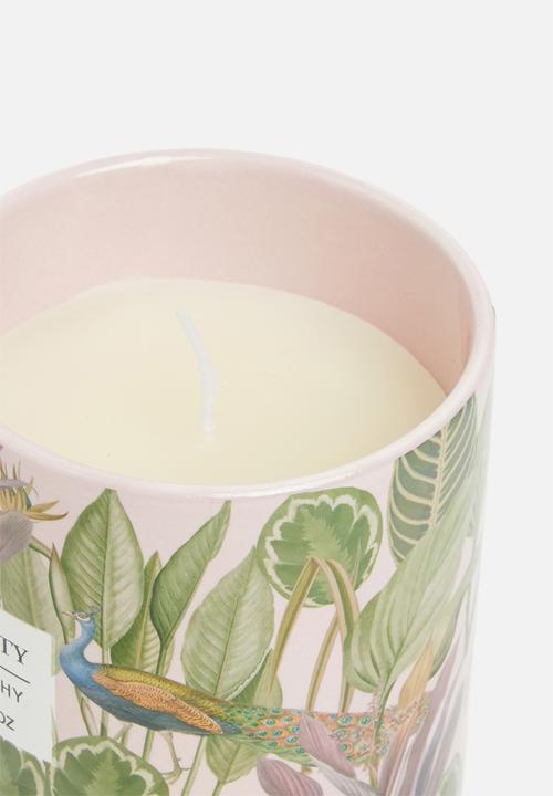 H&S - Candle in jar - pink