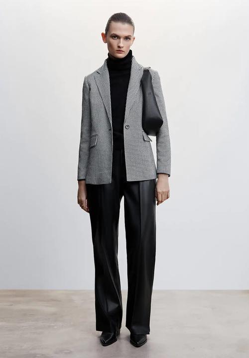 MANGO - Blazer charlote - black