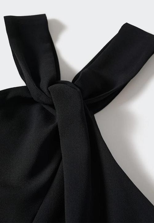 MANGO - One-piece suit dona - black