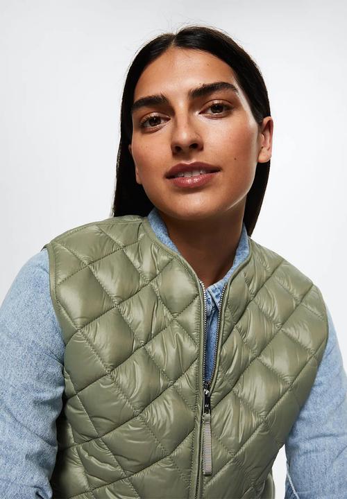 MANGO - Waistcoat bang - light pastel green