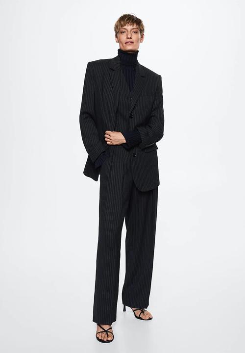 MANGO - Trousers newada - navy