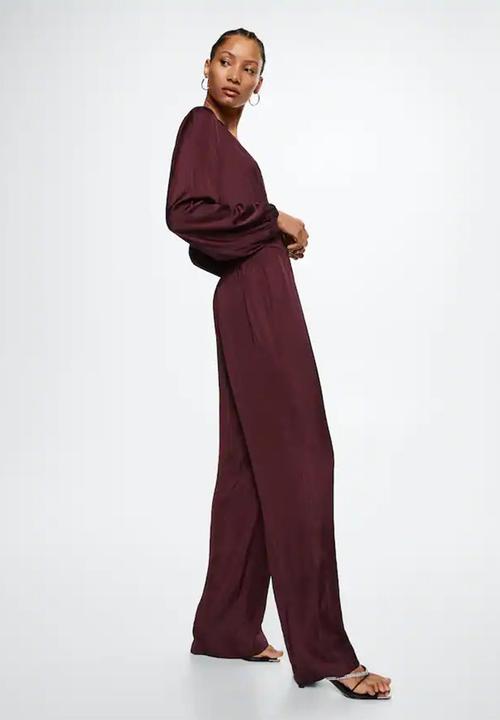 MANGO - One-piece suit vera - dark red