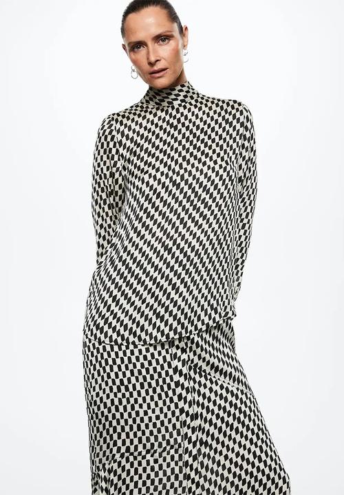 MANGO - Blouse sixty - black