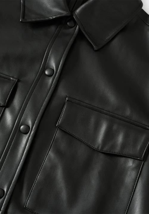 MANGO - Shirt just - black