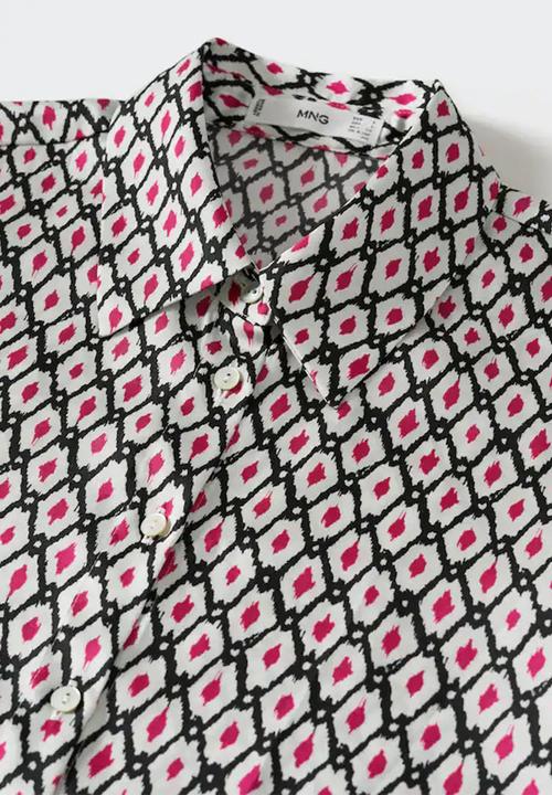 MANGO - Shirt chun - white