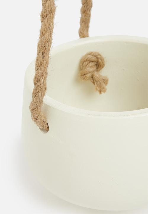 H&S - Flowerpot hanger set - white