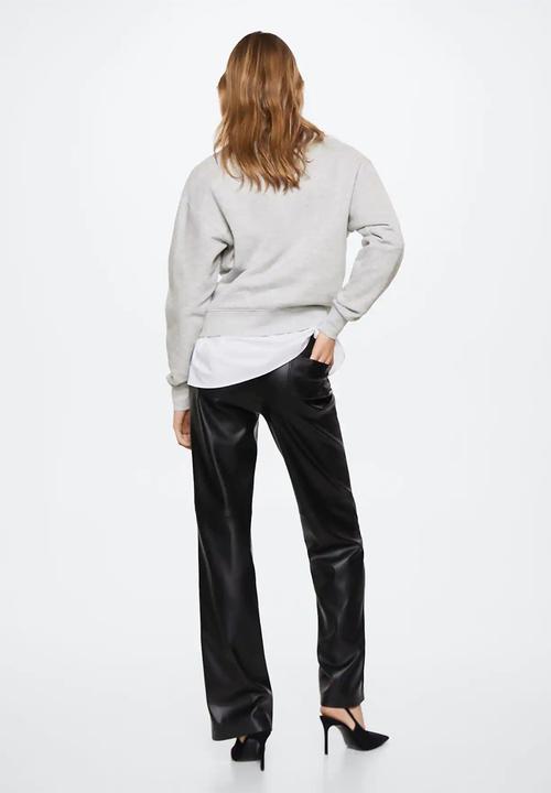 MANGO - Sweatshirt amour - medium grey