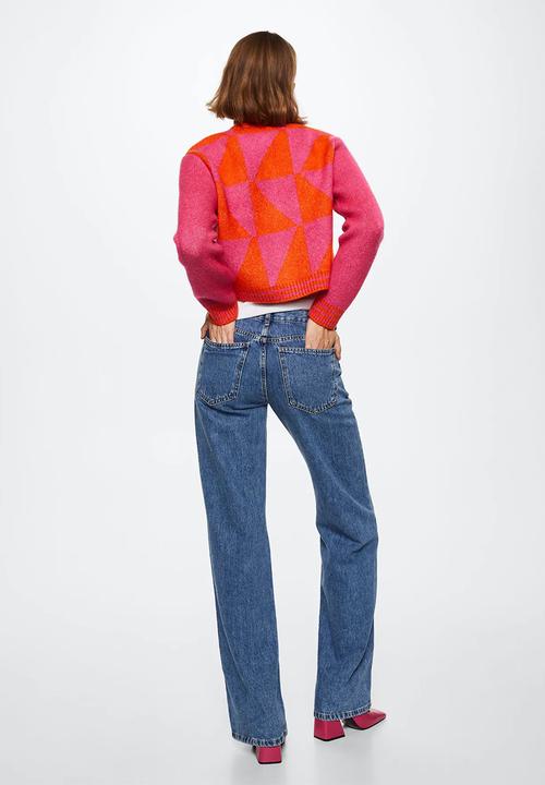 MANGO - Cardigan pinkora - bright pink