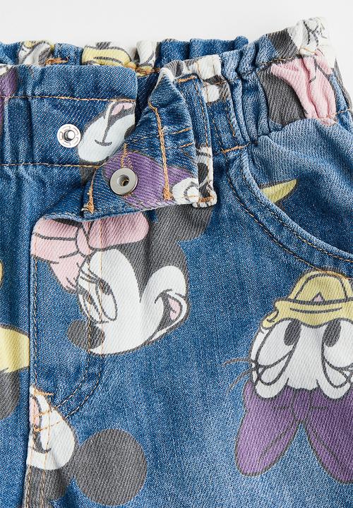 H&M - Relaxed fit jeans - denim blue/disney