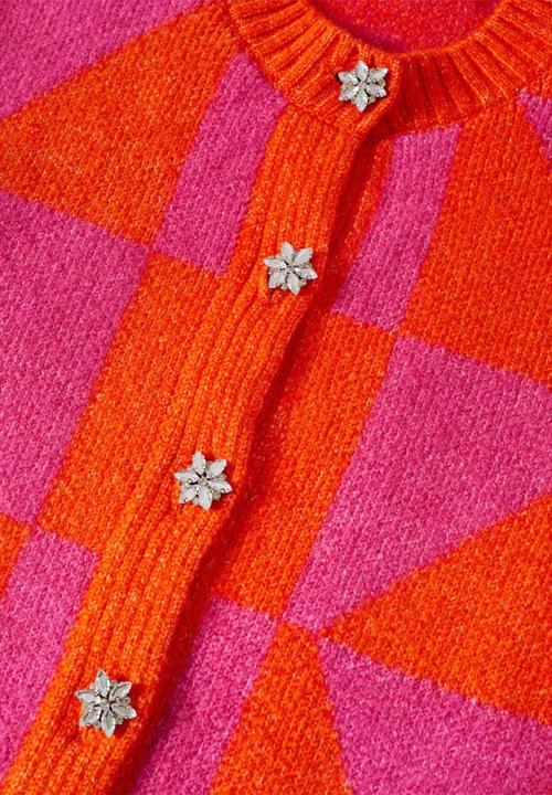 MANGO - Cardigan pinkora - bright pink
