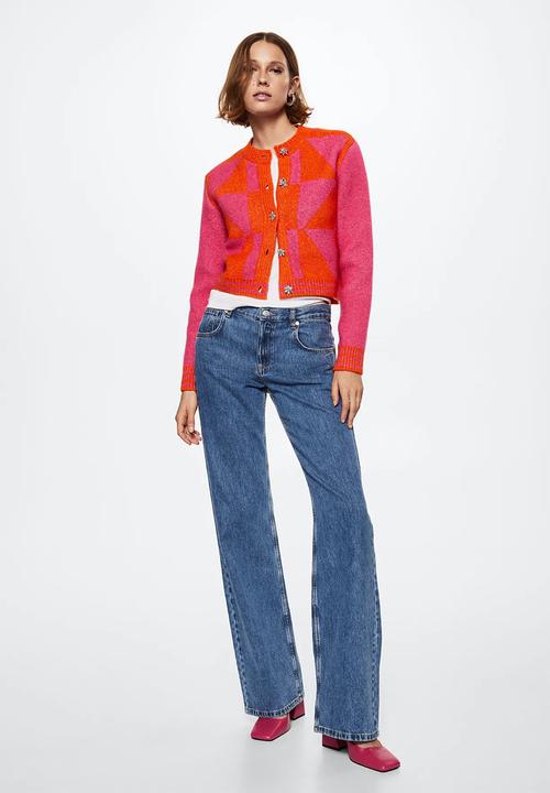 MANGO - Cardigan pinkora - bright pink