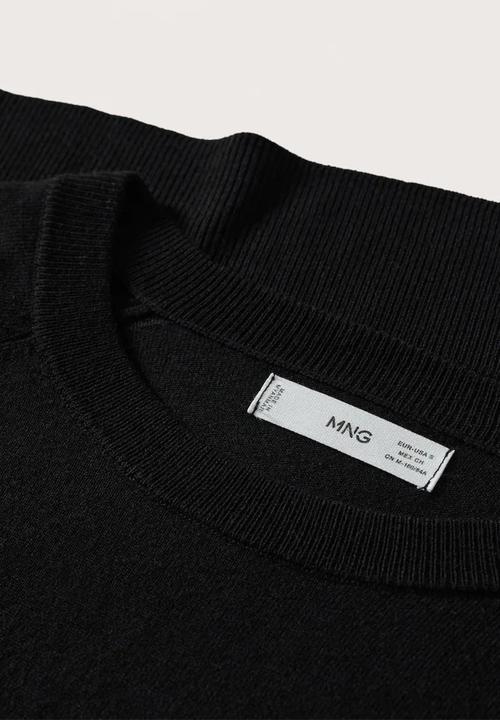 MANGO - Sweater lucca3 - black
