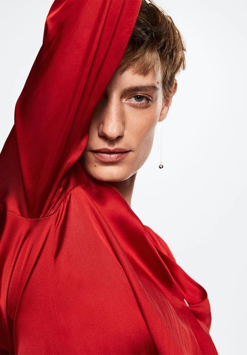 MANGO - Blouse cris2 - red