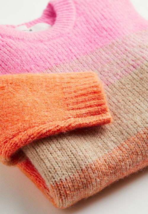 H&M - Jumper - pink/orange