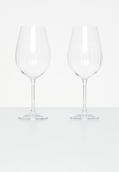Excellent Houseware - Crystalline wine glass - clear