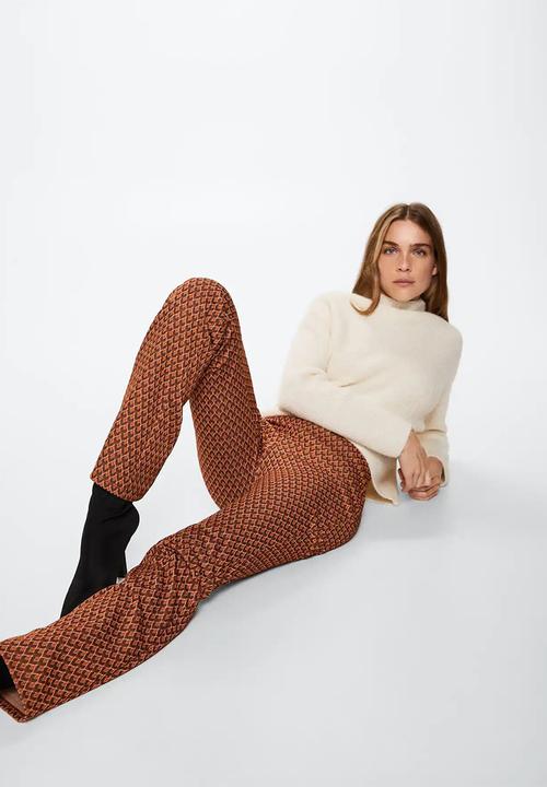 MANGO - Trousers marsi - orange