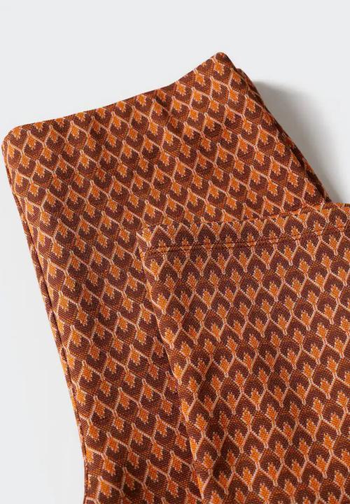 MANGO - Trousers marsi - orange