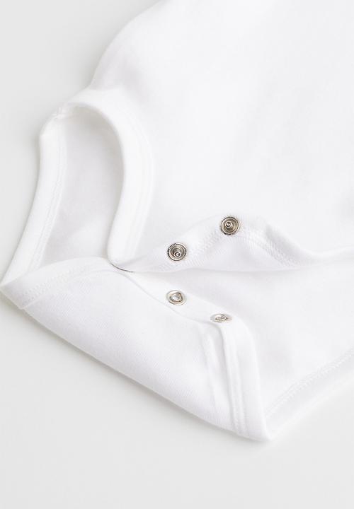 H&M - 2 Pack long-sleeved bodysuits - white