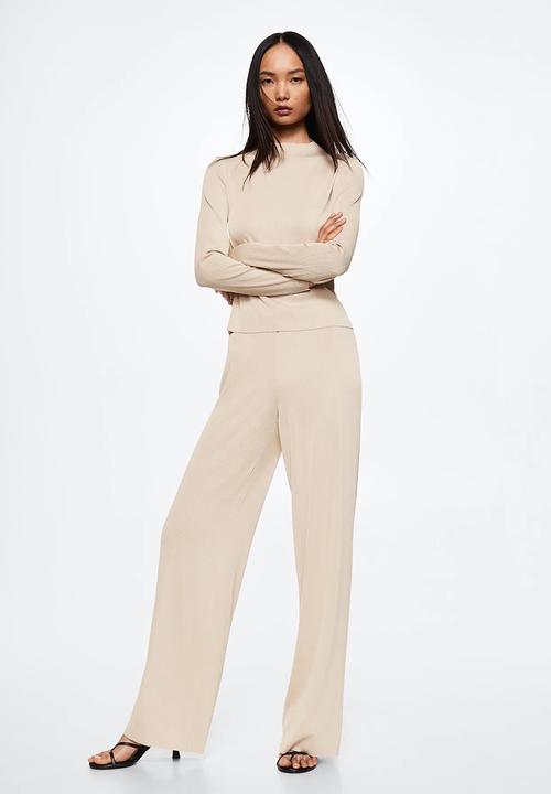 MANGO - T-shirt mariona - light beige