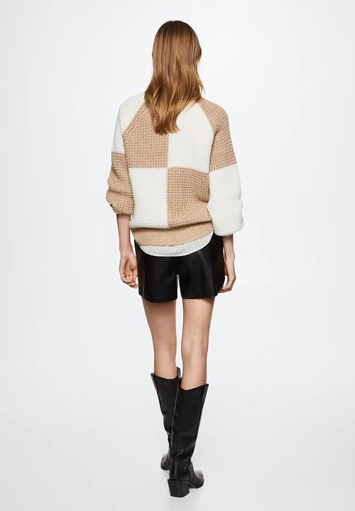 MANGO - Sweater cleob - light beige
