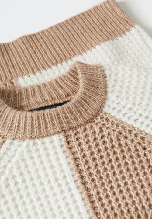 MANGO - Sweater cleob - light beige