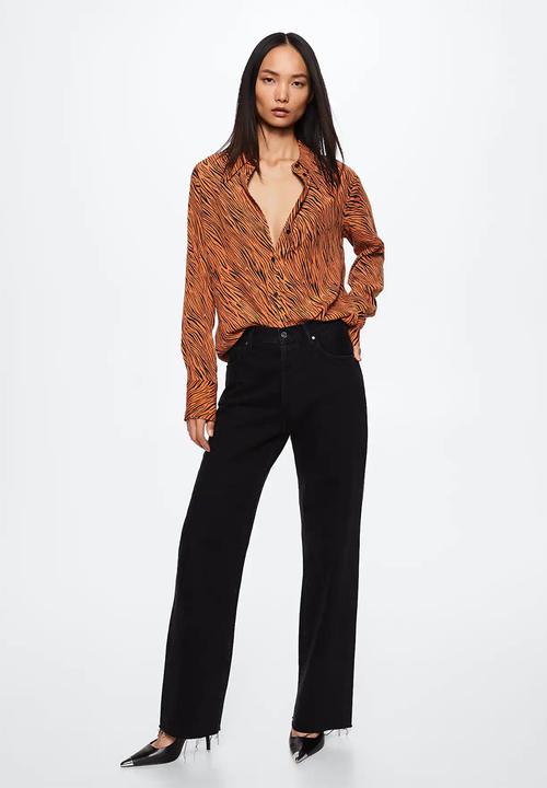 MANGO - Shirt storm - orange