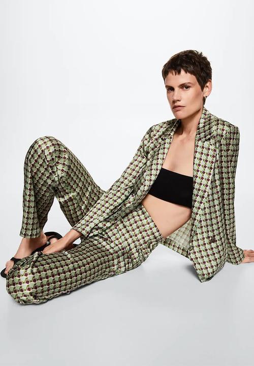 MANGO - Shirt chain - green