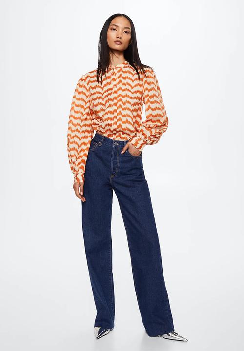 MANGO - Blouse ziggy - natural
