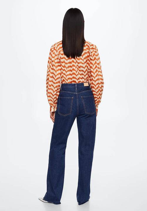 MANGO - Blouse ziggy - natural