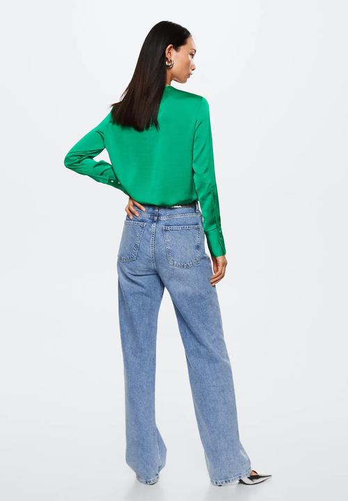 MANGO - Blouse beatriz - green
