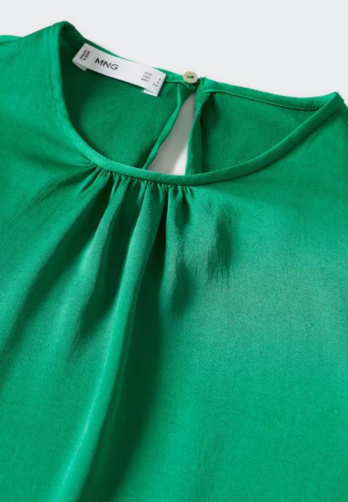 MANGO - Blouse beatriz - green